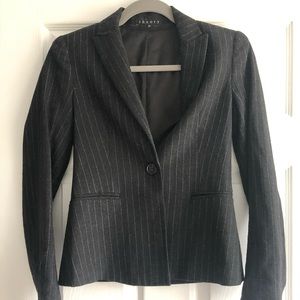 Theory wool pinstripe blazer